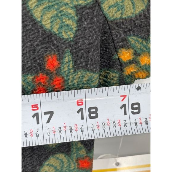 LuLaRoe Nicole Dress Women’s Size 2XL A line Holly Black Green Red Short Sleeve - Picture 8 of 12